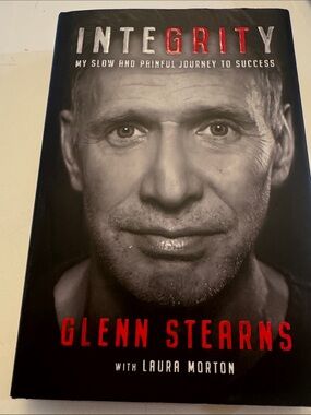 Integrity by Glenn Stearns Hardcover Book - Black & Red